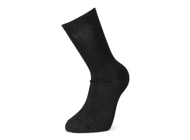 Elastic Sock 3pk (41-46) Black PAR Dress sokk, herre av bambus