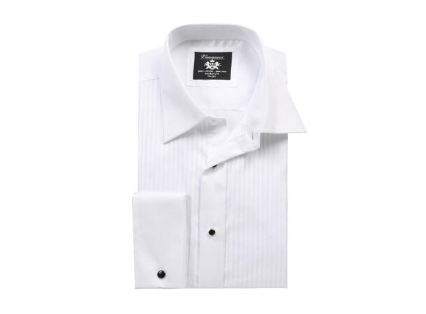 387-A Tux Slim White S Smoking skjorte