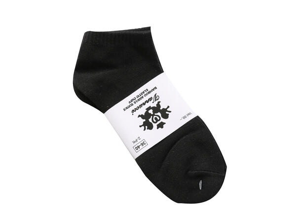 Ankel sokk 2pk (36-40) Black STK Ankel sokk, dame