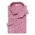 1122-L Slim Red L Long Sleeve LINEN