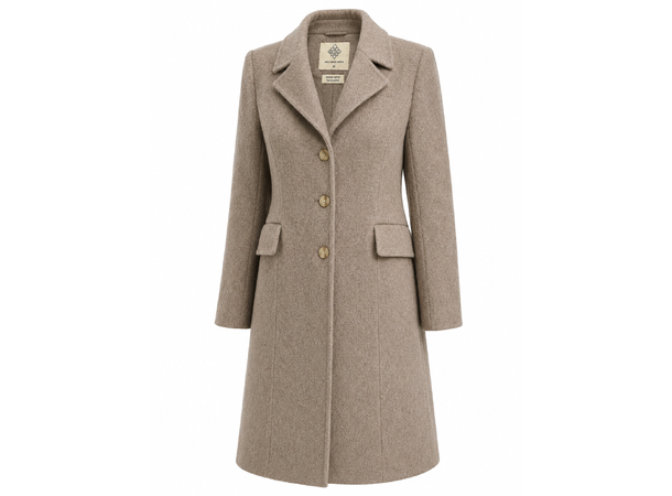 26AW01030 DT Sand S Ladie's Wool Coat