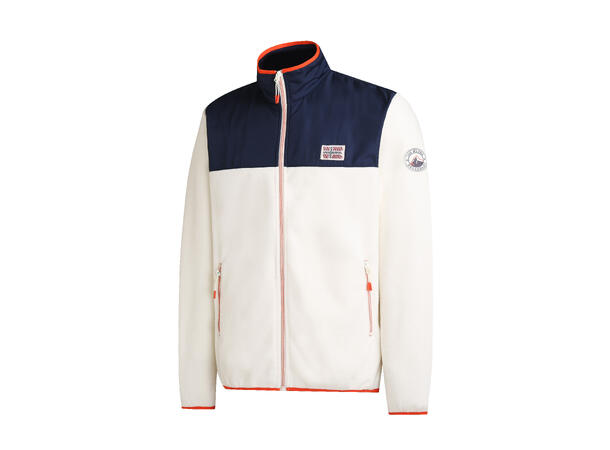 26SS00520 White L Men's Fleece Jacket