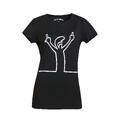 TL-Streken Finger Black 36 Ladie's T-Shirt