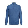 YTT07465 Half Zip Blue M Men's Half Zip Sweater