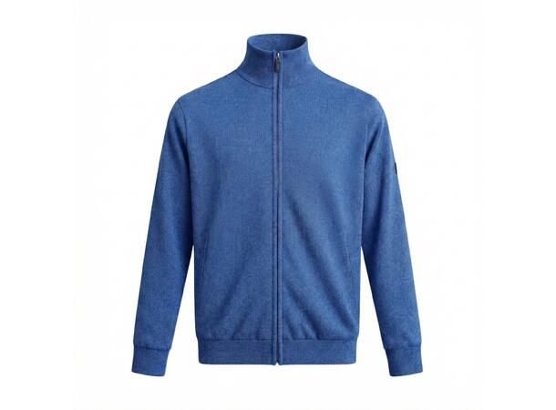 YTT07533 Full Zip Blue L Men's Full Zip Sweater
