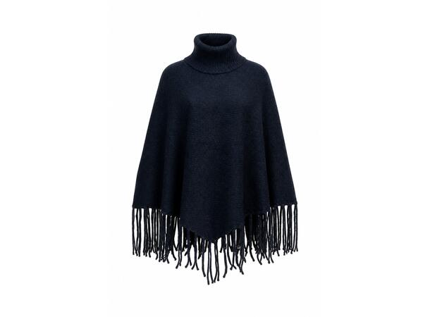 YTT07587 Black One size Ladie's Poncho