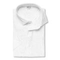 1122-S Slim Offwhite L Short Sleeve LINEN