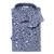 1122-L Slim Blue M Long Sleeve LINEN 