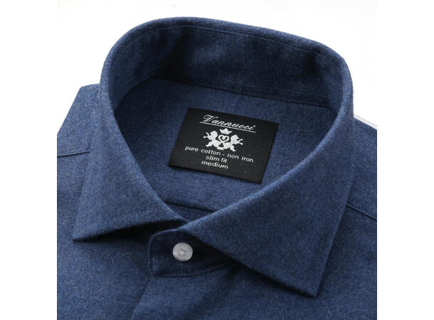 3211 Slim Dark Blue S Non-Iron