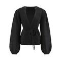 YTT07082 Black S/M Ladie's Sweater