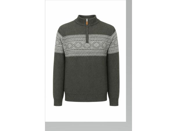 YTT07583 Charcoal L Men's Sweater