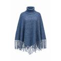 YTT07587 Navy One size Ladie's Poncho