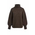 YTT07695 Brown M/L Ladie's Knitted Sweater