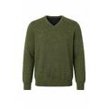 YTT07698 Moss XXL Men's Cashmere V-Neck Sweater