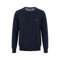 YTT07740 Navy XL Men's Cashmere Crew Neck Sweater