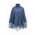 YTT07587 Navy One size Ladie's Poncho 