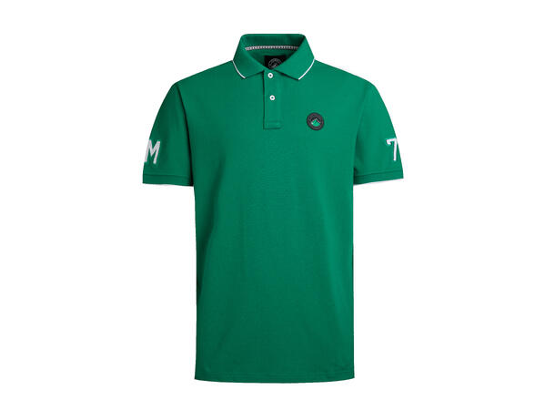 25SS Polo Pique Green M Men's Polo