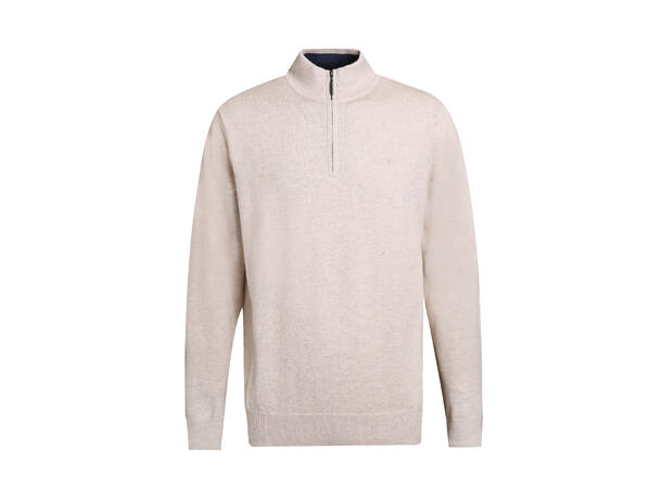 26SS00958 Half Zip Sand L Men's Merino Sweater