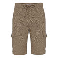Cargo Shorts Brown XXL Men's LINEN Cargo Shorts