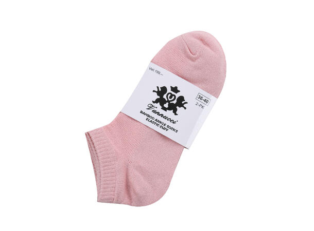 Lady Ancle Sock (5004) 2pk Pink 36-40 2pk Lady Ancle Sock