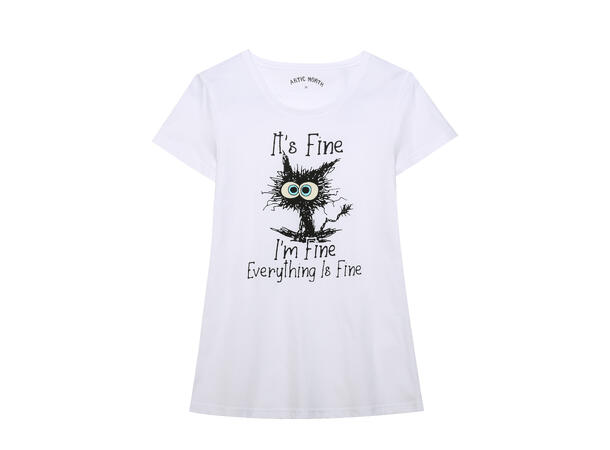 TL-Im Fine White 42 Lady's T-Shirt