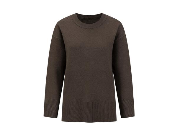YTT07068-1 Brown S/M Ladie's Sweater