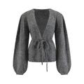 YTT07082 Dark Grey S/M Ladie's Sweater