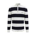 YTT07493 Navy S Men's Half Zip Sweater