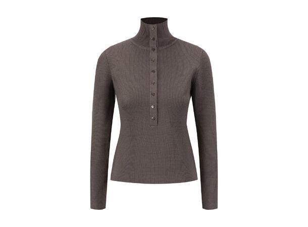 YTT07534 Brown S Ladie's Sweater