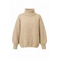 YTT07695 Beige M/L Ladie's Knitted Sweater