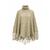 YTT07587 Khaki One size Ladie's Poncho 