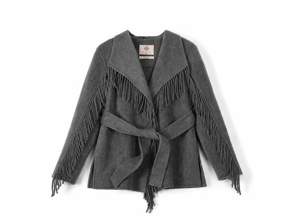 26AW01026 DT Grey M/L Ladie's Wool Coat