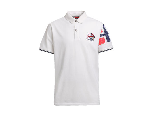 26SS00954 White L Men's Polo