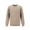 YTT07307 VN R-Neck Sand XL Men's Merino Wool Sweater