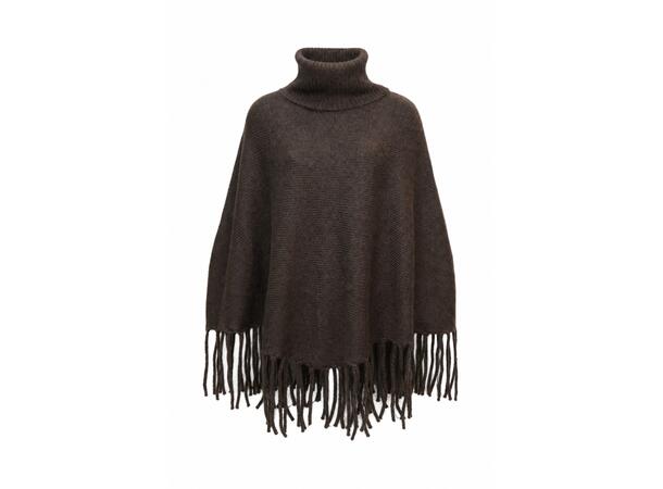 YTT07587 Brown One size Ladie's Poncho