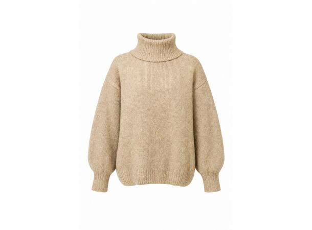 YTT07695 Beige S/M Ladie's Knitted Sweater