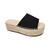 10056 Black 38 Ladie's Sandal 
