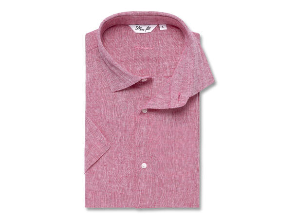 1123-S Mod Red M LINEN - Short Sleeve