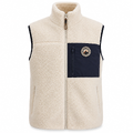 26AW00999 JM Beige L Men's Fleece Vest