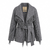 26AW01026 DT Grey S/M Ladie's Wool Coat 