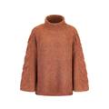 YTT07038 Dark Orange Onesize Ladie's Sweater