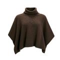 YTT07261 Dark Brown One size Ladie's Poncho