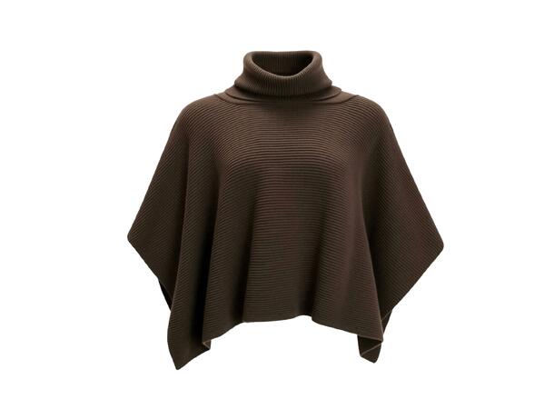 YTT07261 Dark Brown One size Ladie's Poncho