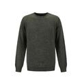 YTT07307 VN R-Neck Olive XXL Men's Merino Wool Sweater