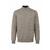 YTT07738 Brown L Men's Half Zip Cashmere Sweater 
