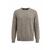 YTT07740 Brown S Men's Cashmere Crew Neck Sweater 