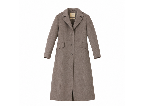 26AW01030 DT Dark Brown S Ladie's Wool Coat