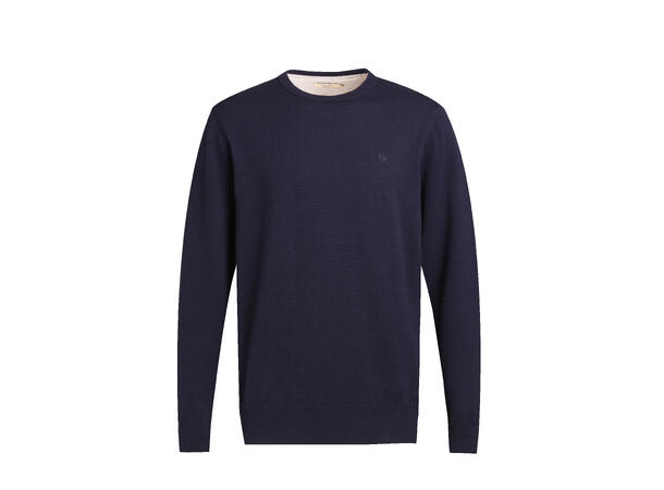 26SS00957 R-Neck Navy L Men's Merino Sweater