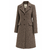 26AW01030 DT Dark Brown S Ladie's Wool Coat 