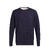 26SS00957 R-Neck Navy L Men's Merino Sweater 